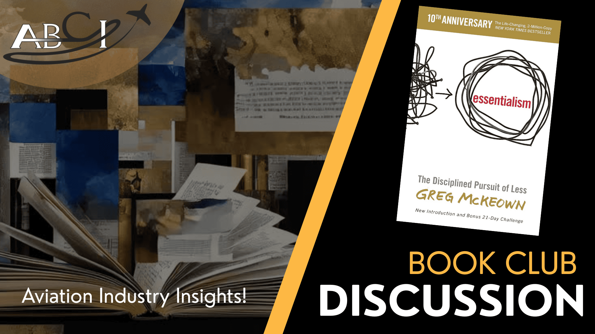 Aviation Marketing Book Club - Essentialism